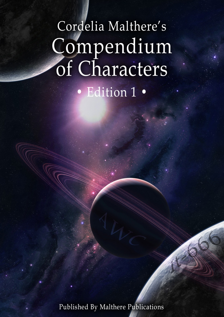Cordelia Malthere's Compendium of Characters book cover